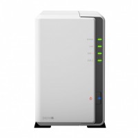 群晖（Synology）DiskStation DS218j 2盘位 NAS网络存储服务器