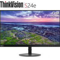 联想（ThinkVision）电脑显示器 高清液晶显示屏 S24e 23.8英寸 VA 1920*1090