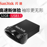 SanDisk闪迪U盘32g闪存盘 高速usb3.1CZ430酷豆 迷你车载电脑优盘