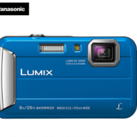 松下（Panasonic）TS30数码相机/运动相机/四防相机 防水、防尘、防震、防冻 TS25升级版 蓝色