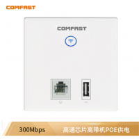 COMFAST E536N入墙无线86型面板式AP 企业级酒店别墅wifi接入