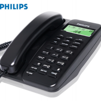 飞利浦（PHILIPS）电话机座机 固定电话 办公家用 免电池设计 来电显示 TD-2808