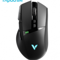 雷柏（Rapoo） VT350C 有线鼠标 无线鼠标 游戏鼠标 11个可编程按键 充电鼠标 吃鸡鼠标 电竞鼠标 双模 黑色