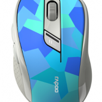 雷柏（Rapoo） M500 鼠标 无线蓝牙鼠标 办公鼠标 静音鼠标 便携鼠标 人体工程学 笔记本鼠标 蓝色