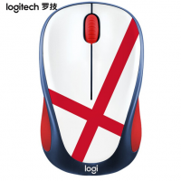 罗技（Logitech） M238世界杯球迷典藏版无线鼠标 光电鼠标 英格兰