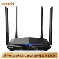 腾达（Tenda）AC6 1200M双频 无线路由器 WiFi无线穿墙 智能家用游戏级（信号增强）