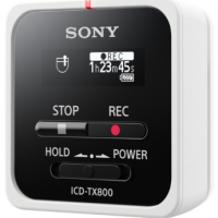 索尼（SONY） ICD-TX800录音笔 微型专业高清降噪 超长待机会议记录学习商务便捷式录音器 白色 16GB 遥控远程一键录音